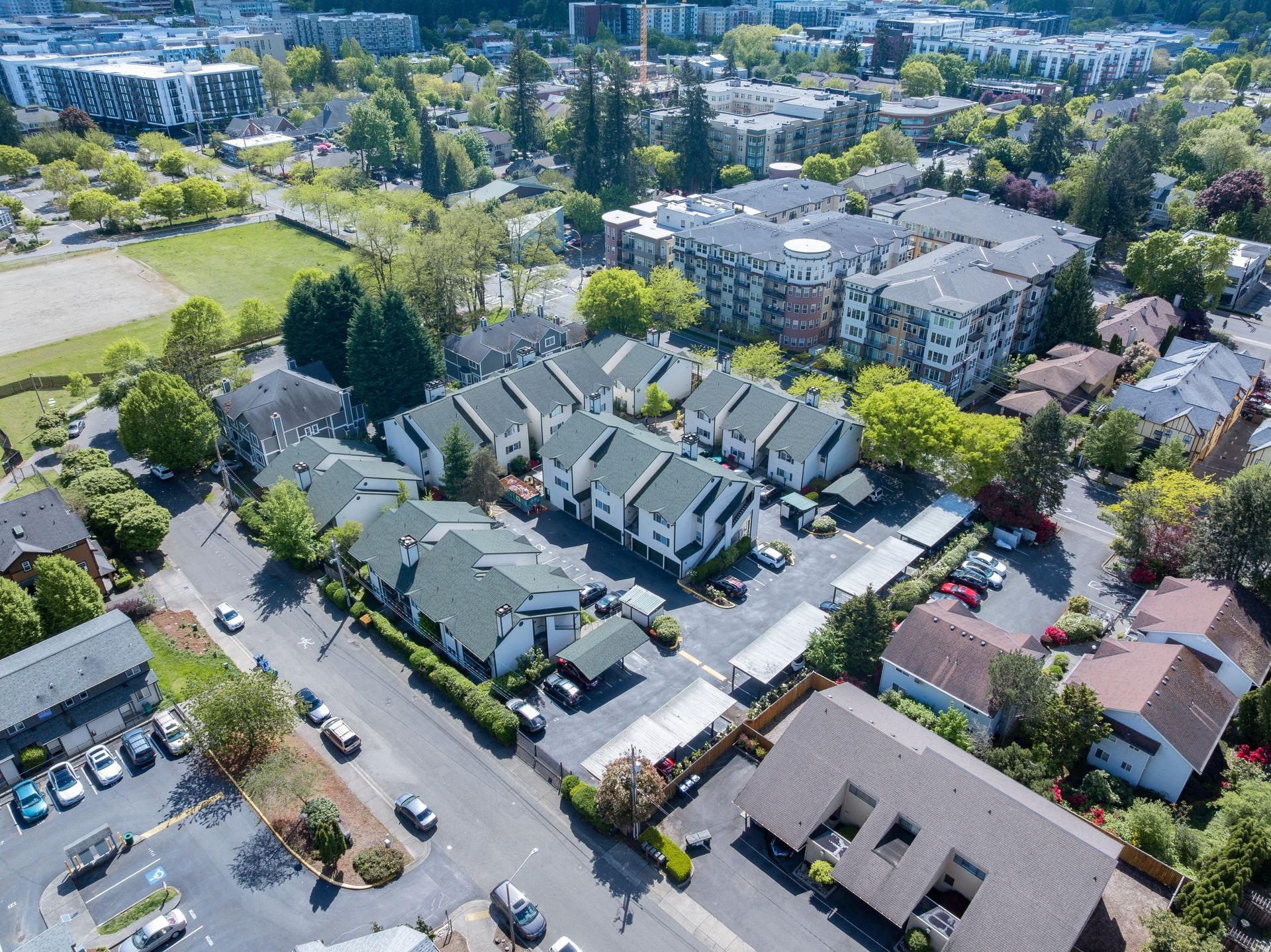 Samara Redmond buildings and grounds from above