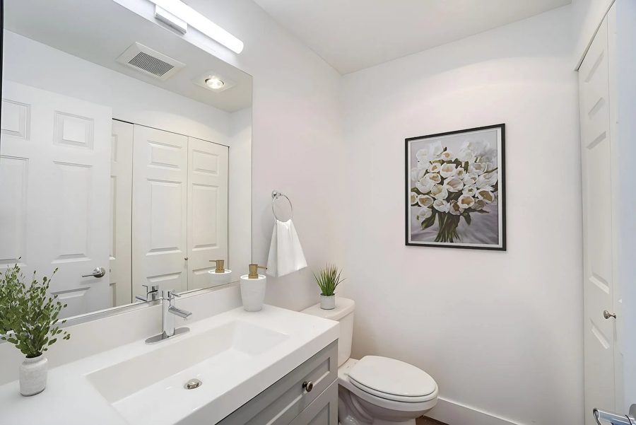 Second bathroom vanity